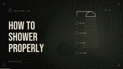 GUYSTUFF Field Notes: How to shower properly